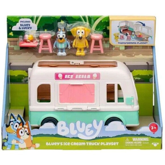Bluey's Ice Cream Truck Transforming Playset NEW - (SEE PHOTOS) - Picture 1 of 3